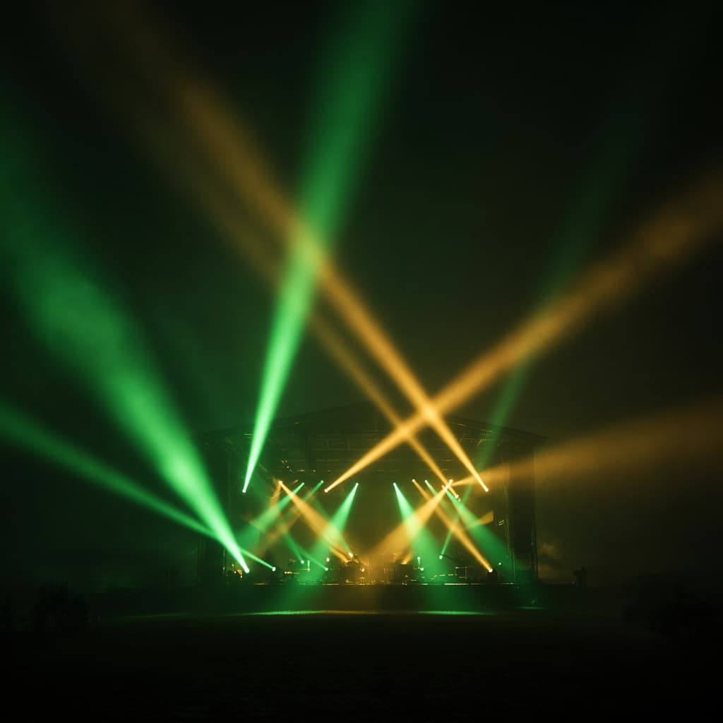 Stage lighting atmosphere